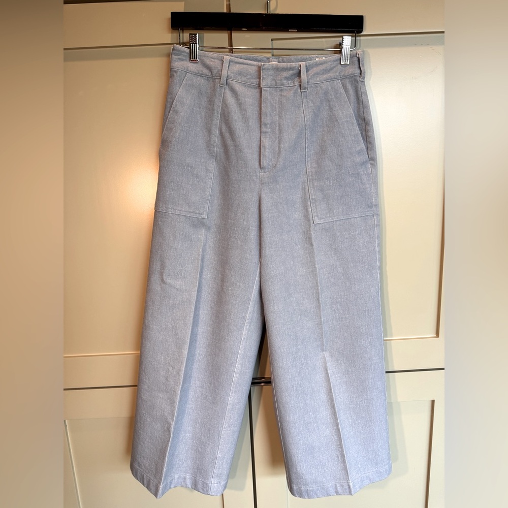 Lela Rose Pearl Light Blue Trousers